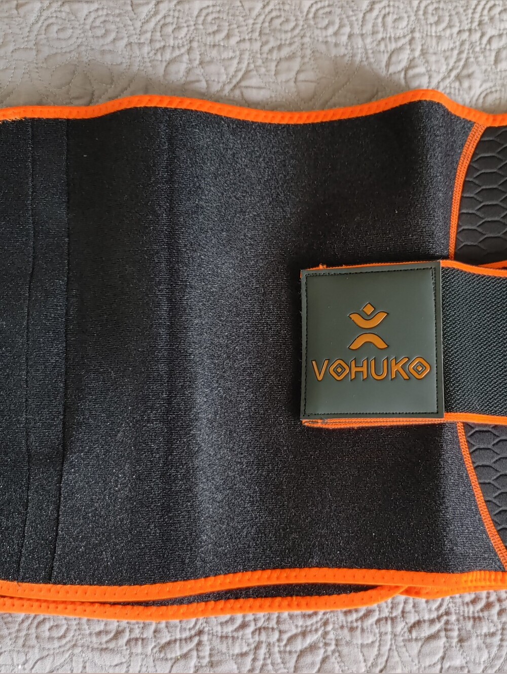 Vohuko Black and Orange Waist Trimmer